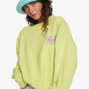 Quiksilver Lime Green Sweatshirt